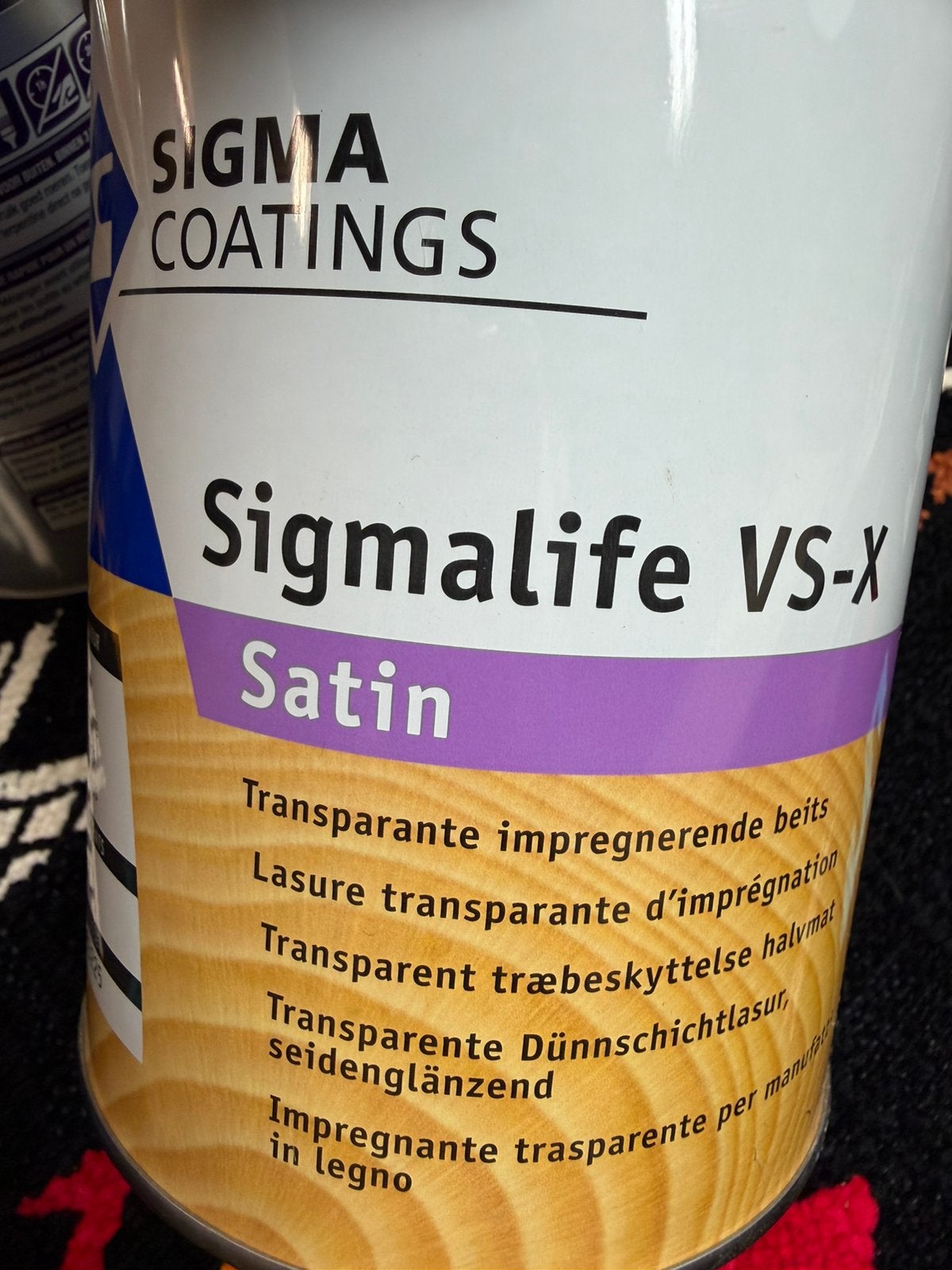 Sigma Sigmalife transparante kleurloze beits 1liter, Ophalen of Verzenden, Nieuw