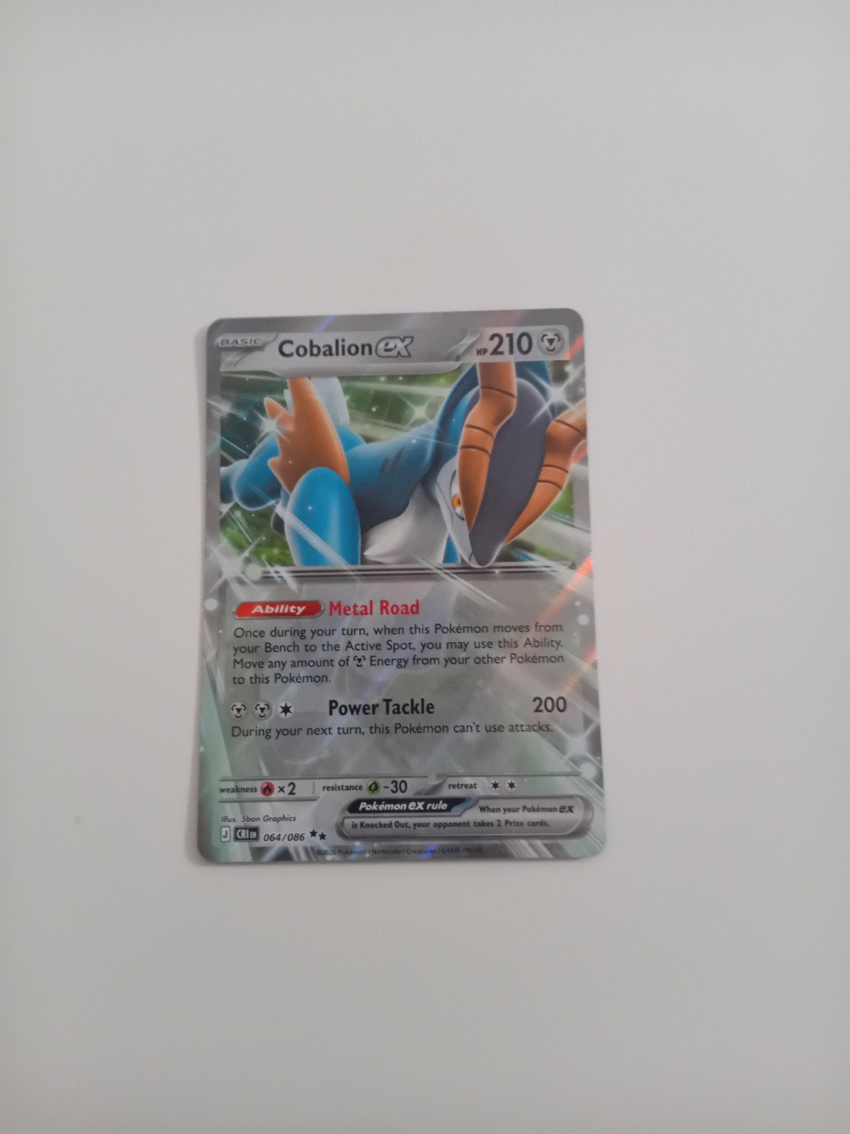 Cobalion ex, Ophalen of Verzenden