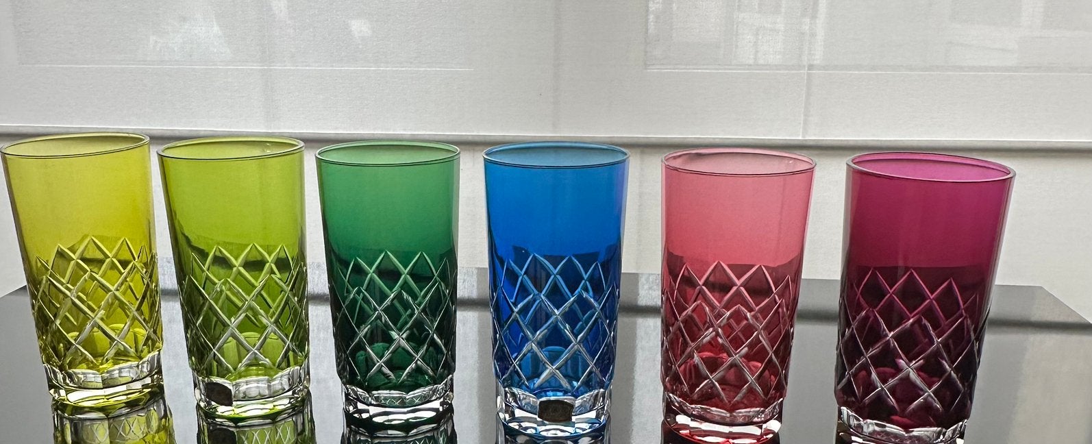 Val Saint Lambert kristallen drinkglazen (set van 6 glazen), Ophalen