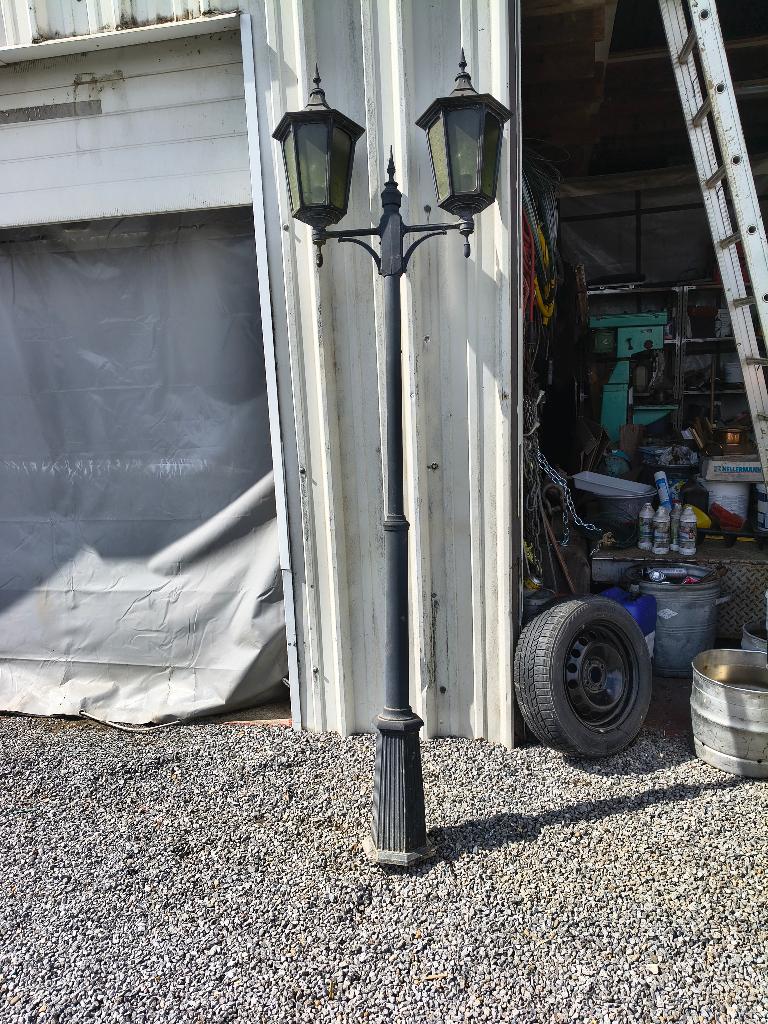 Lantaarnpaal, Résistant à l'eau, 50 à 250 watts, Lampadaire, Aluminium