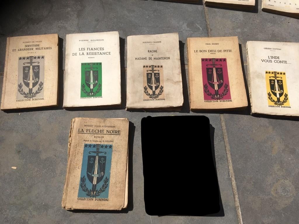 6 livres en français - Collection Durendal, Antiquités & Art, Antiquités | Livres & Manuscrits, Enlèvement ou Envoi