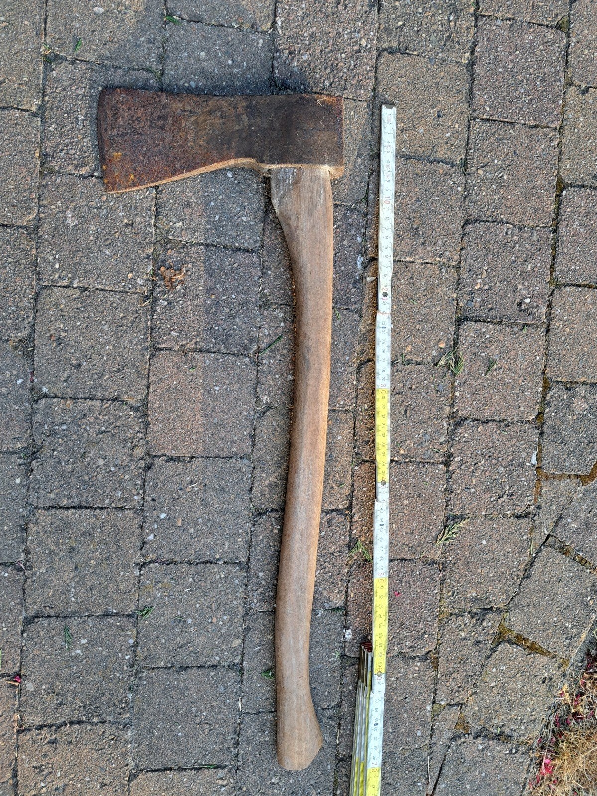 Oude bijl, Tuin en Terras, Hand-tuingereedschap, Ophalen, Bijl