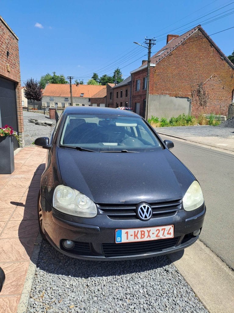 Golf 5 tdi 90cv, Auto's, Volkswagen, Elektrische ramen, Zwart, 5 deurs, Euro 4