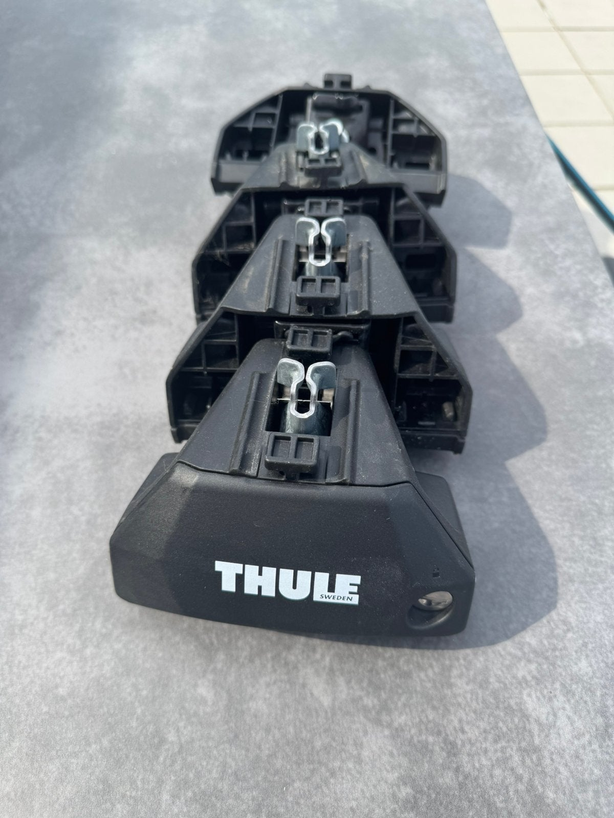 Thule Evo flush rail voet, Auto diversen, Dakdragers, Ophalen, Zo goed als nieuw