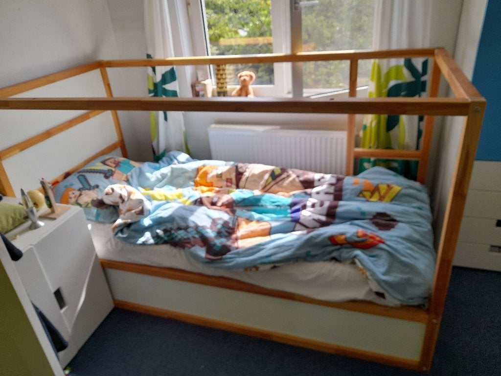 Omkeerbaar bed Kura, Ophalen, Gebruikt, Halfhoogslaper