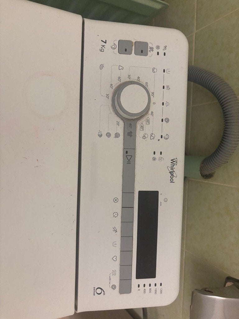 Whirlpool 6th Sense toplader – 7 kg – zeer weinig gebruikt, Elektronische apparatuur, 6 tot 8 kg, Ophalen, Gebruikt, 85 tot 90 cm