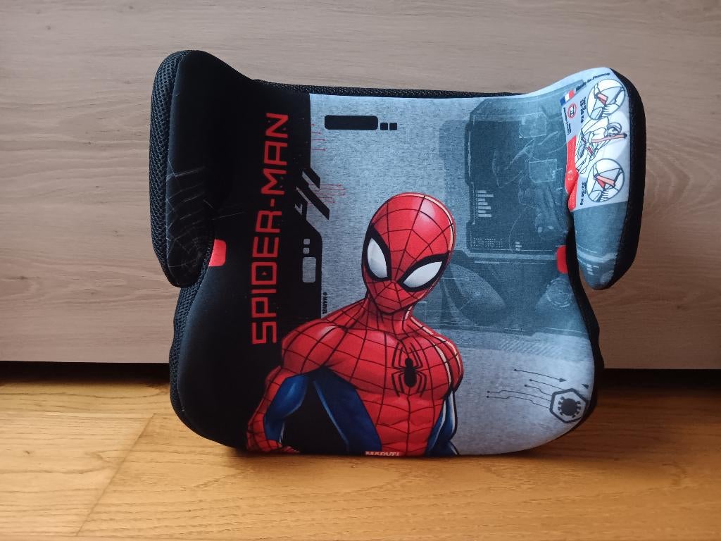 Réhausseur auto SPIDERMAN, Autres marques, Ceinture de sécurité, Comme neuf, 9 à 36 kg