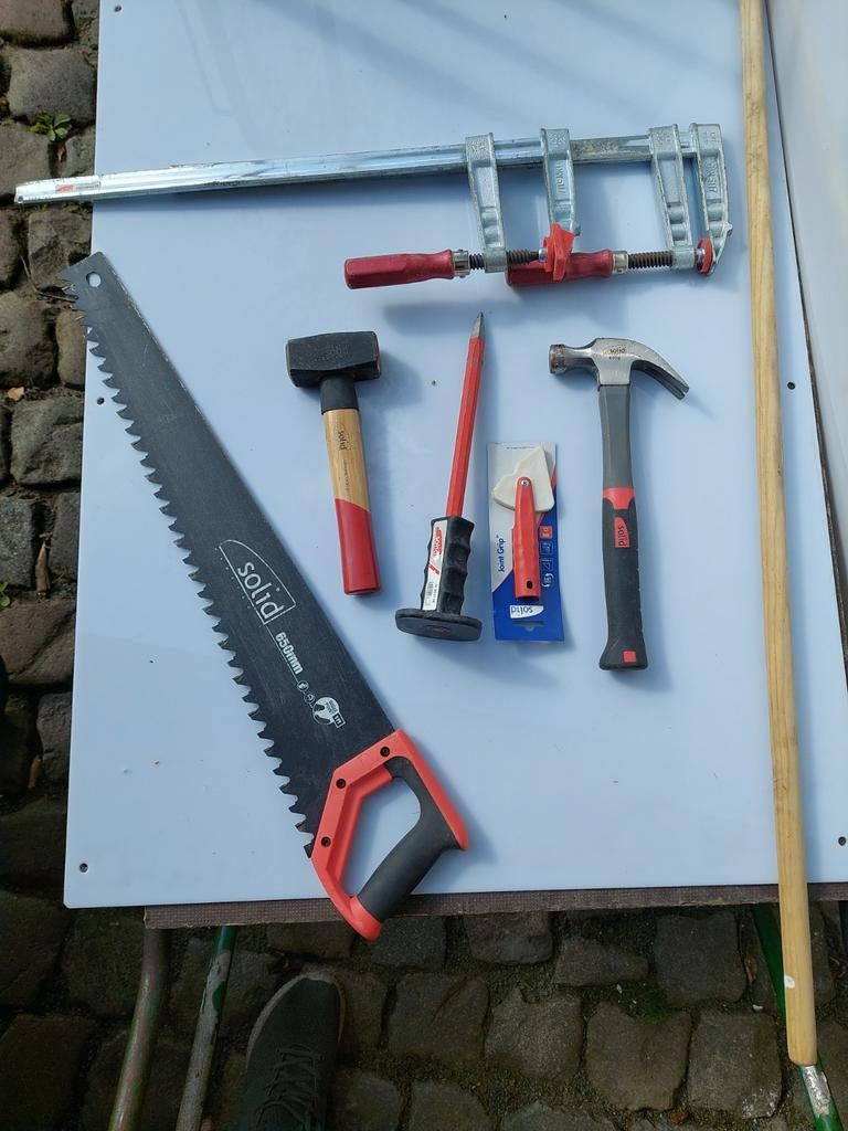 Top gereedschap set Solid klemmen zaag hamers en meer, Doe-het-zelf en Bouw, Ophalen of Verzenden