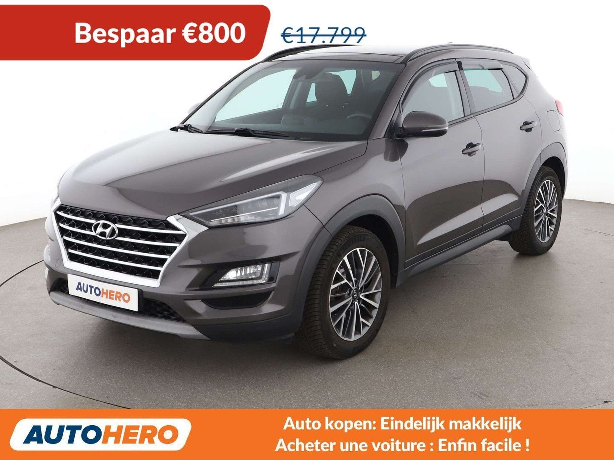 Hyundai Tucson 1.6 TGDI Trend 2WD (bj 2019, automaat), Auto's, Stof, Overige brandstoffen, Panoramadak, 5 zetels