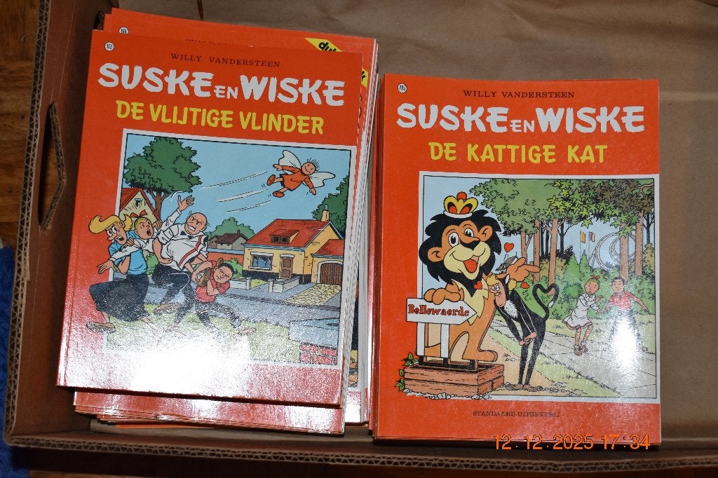 17 strips "Suske en Wiske" à € 1 per strip, Boeken, Stripverhalen, Ophalen of Verzenden, Gelezen