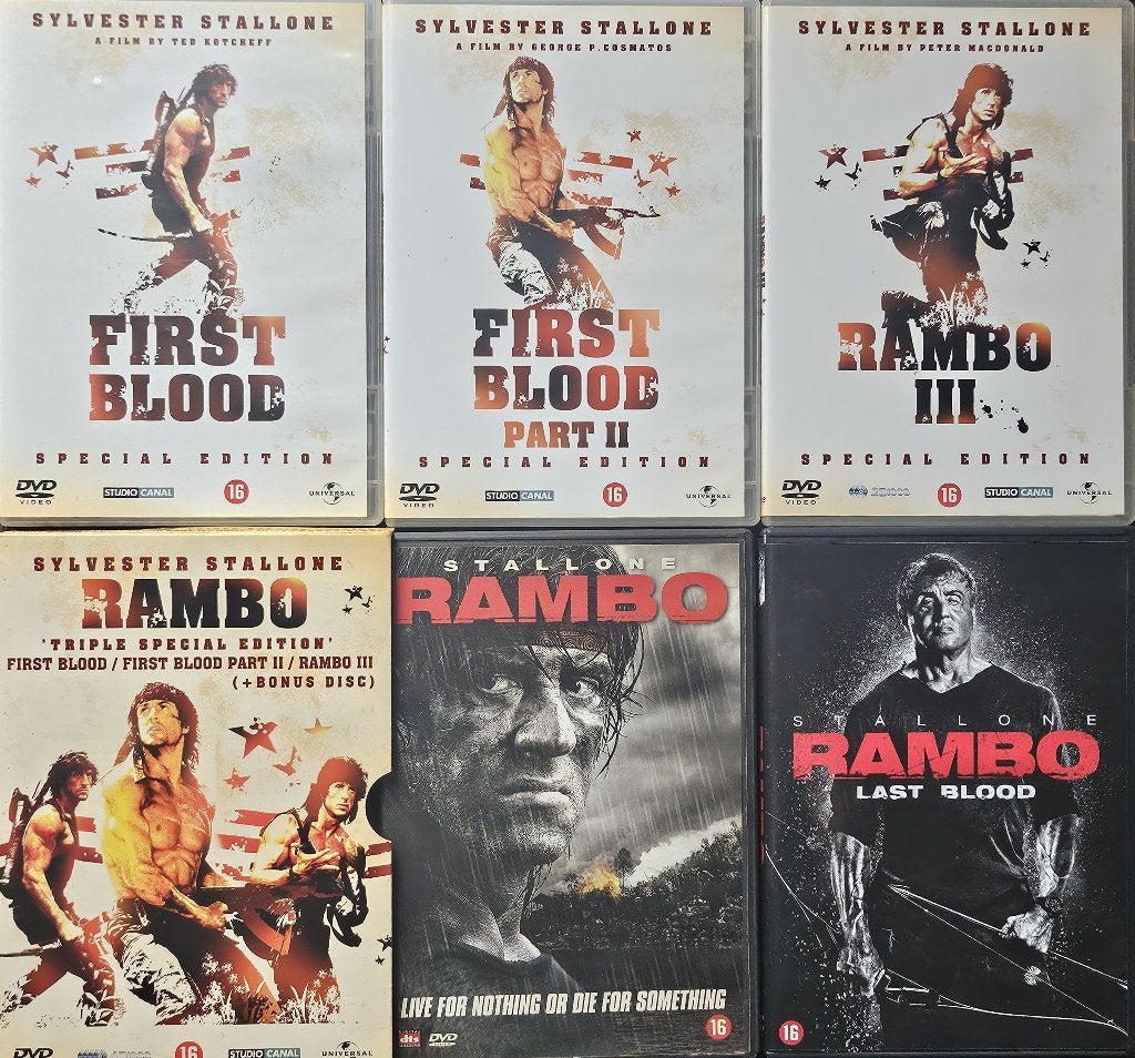 Rambo Collectie, Ophalen of Verzenden, Zo goed als nieuw