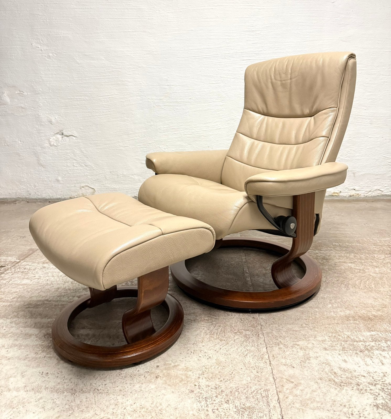 Fauteuil design nordique Stressless  | Super Comfortable, 75 à 100 cm, Comme neuf, Enlèvement, 50 à 75 cm