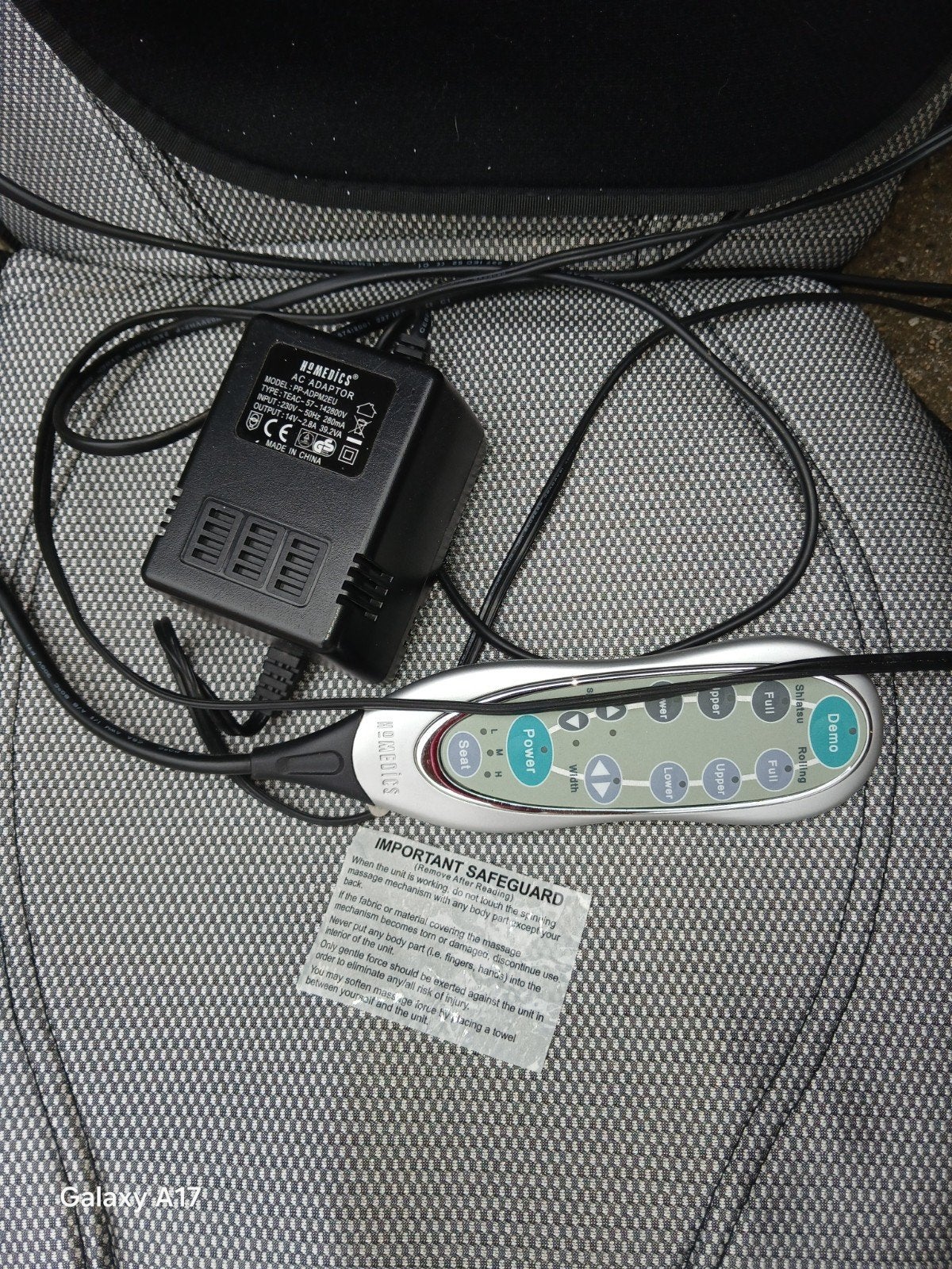 Elektrisch massage stoelkussen, Ophalen