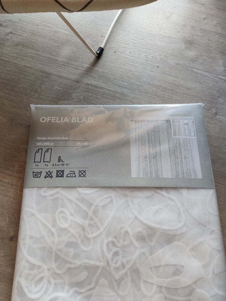 Rideaux Voilages IKEA OFELIA BLAD Blancs - Neufs (145 x 300, Maison & Meubles, Ameublement | Rideaux & Stores à lamelles, Neuf