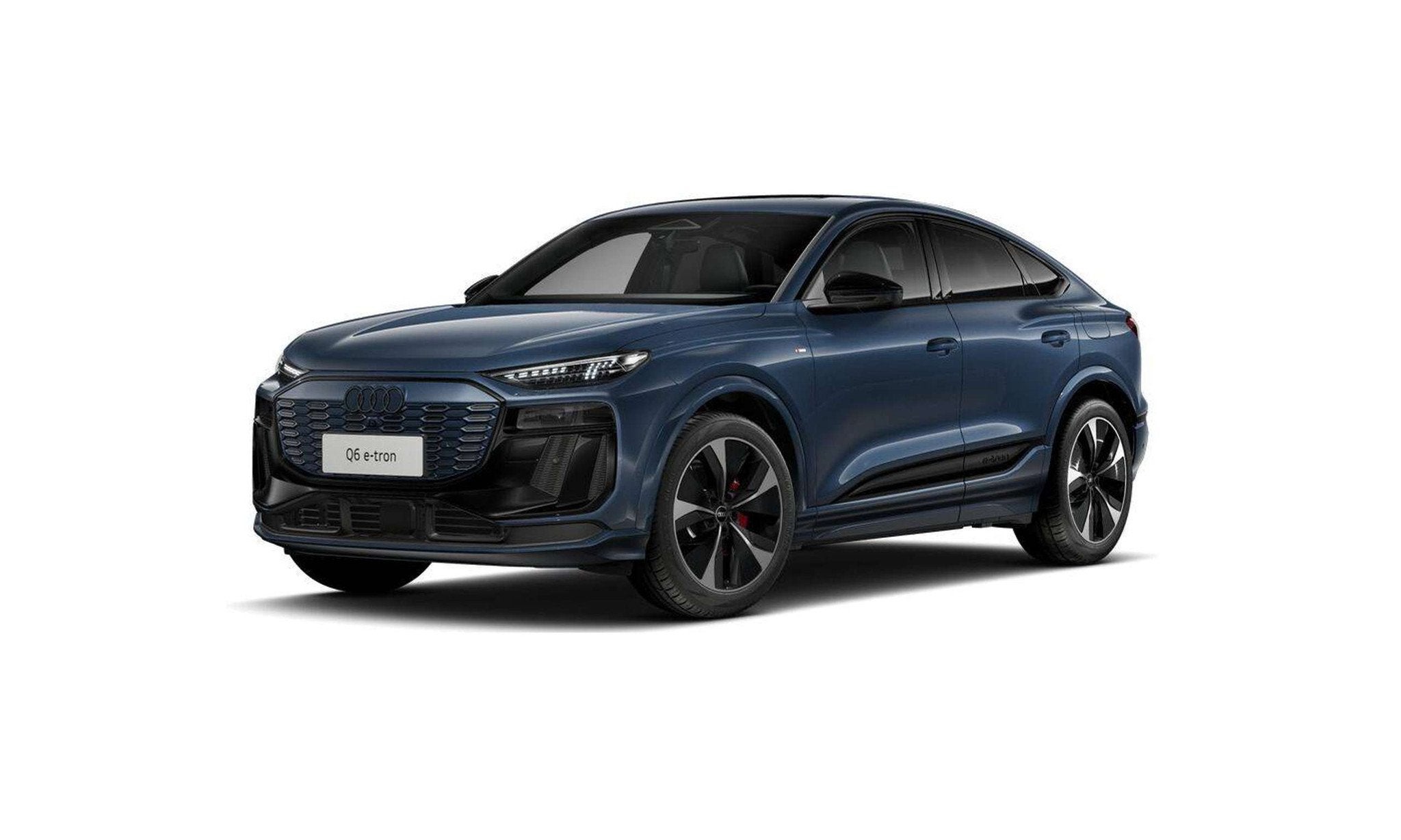 Audi Q6 e-tron Q6 e-Tron l Performance l S line l Head-Up l, Auto's, Achterwielaandrijving, Gebruikt, Zwart, Blauw