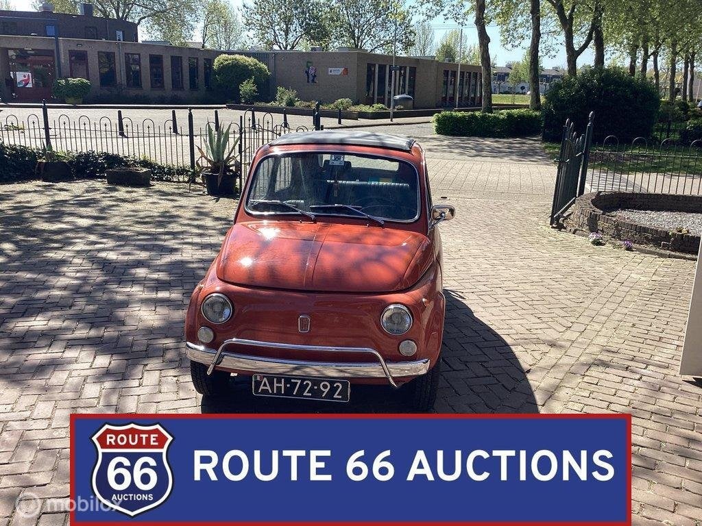 Fiat 500 L | 1971 | Route 66 Auctions, Autos, Achat, Entreprise, Boîte manuelle, Autre carrosserie