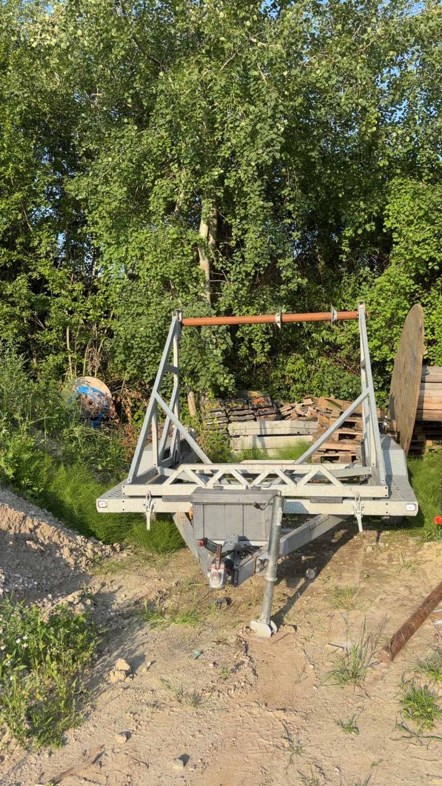 aanhanger, Doe-het-zelf en Bouw, Steigers, Ophalen, Zo goed als nieuw