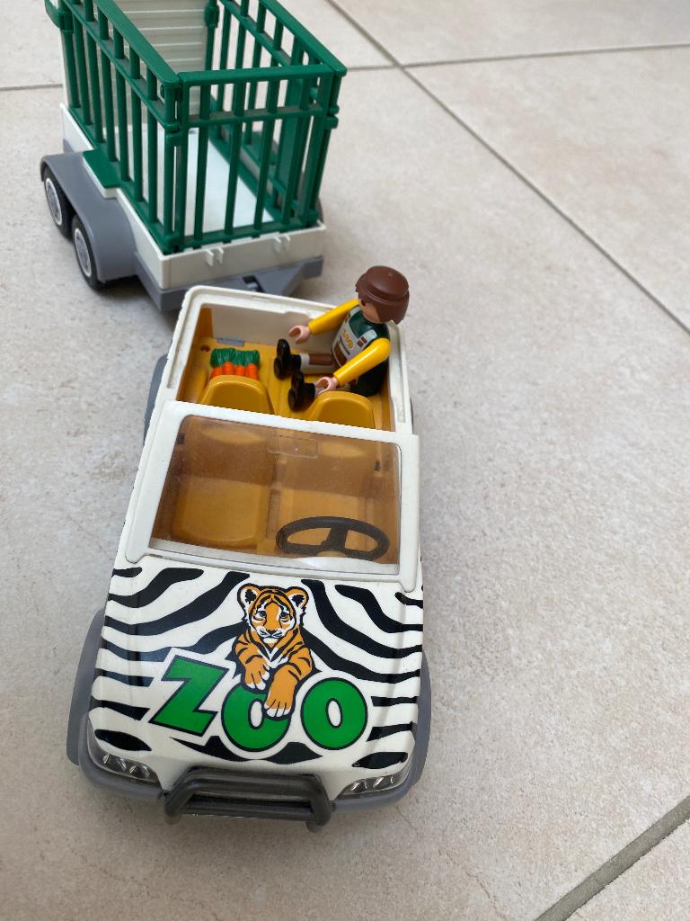 Playmobil voiture zoo, Enlèvement ou Envoi, Utilisé, Playmobil en vrac