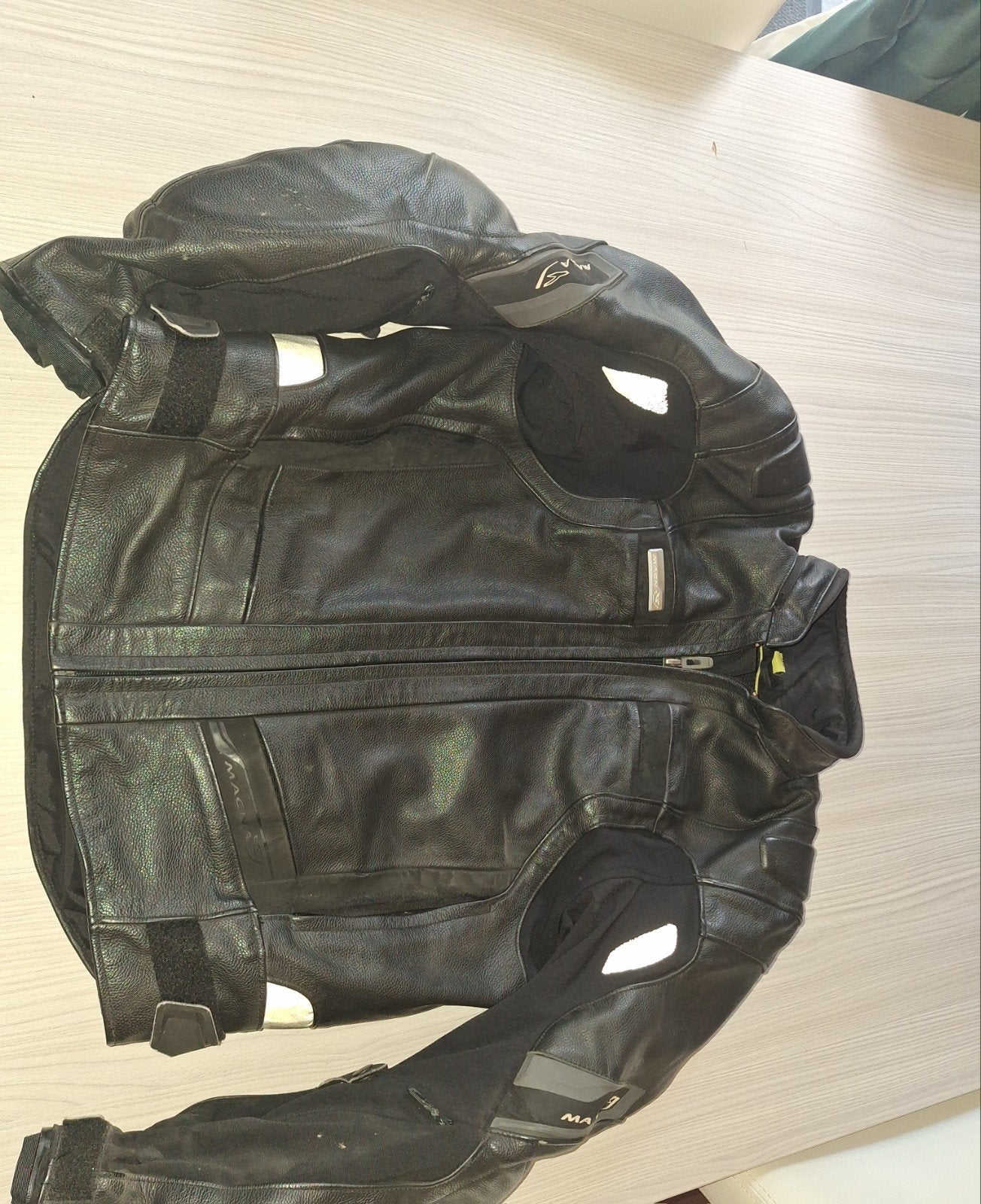 Veste de moto Macna taille 52, Femmes, Seconde main, Enlèvement ou Envoi, Manteau | cuir