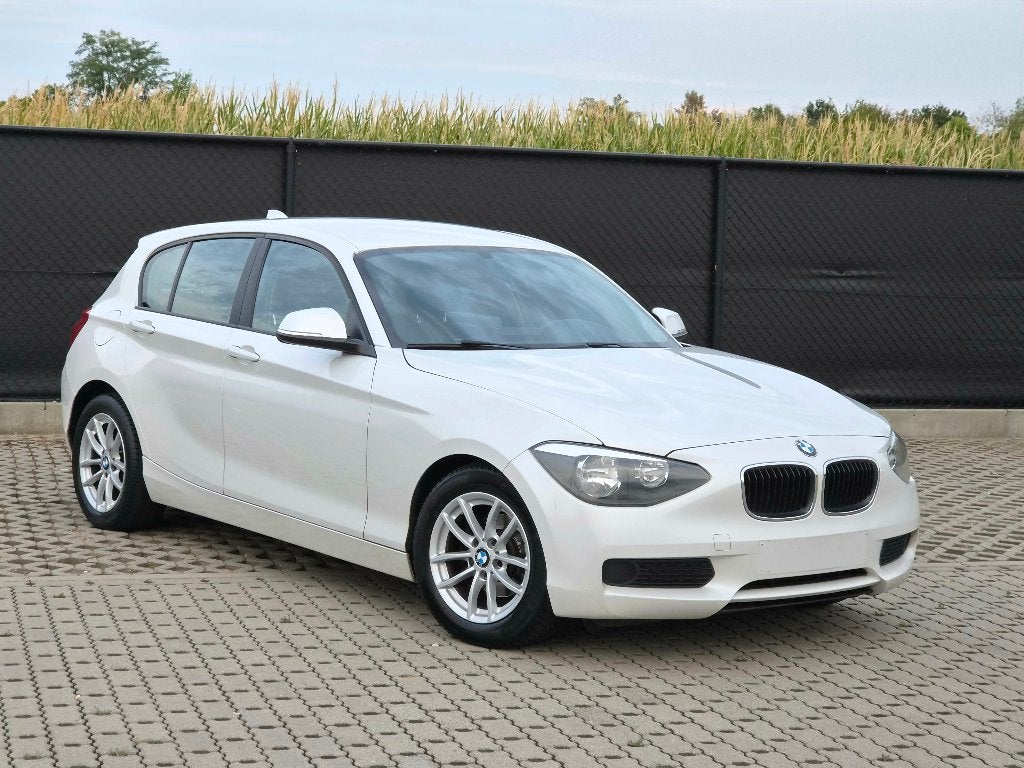 Bmw 116D 2013 115 chp/Euro 5/blanc Palermoer, Cuir, Euro 5, Boîte manuelle, Noir