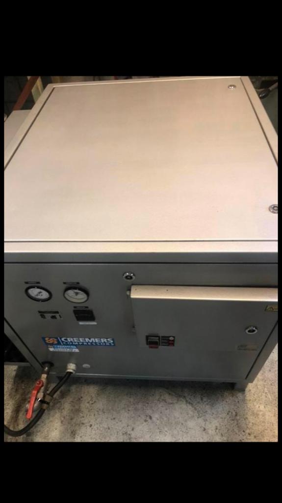Schroefcompressor Creemers/ luchttank 500 L, Doe-het-zelf en Bouw, Compressors, Ophalen, Gebruikt, 400 tot 800 liter/min, 6 tot 10 bar
