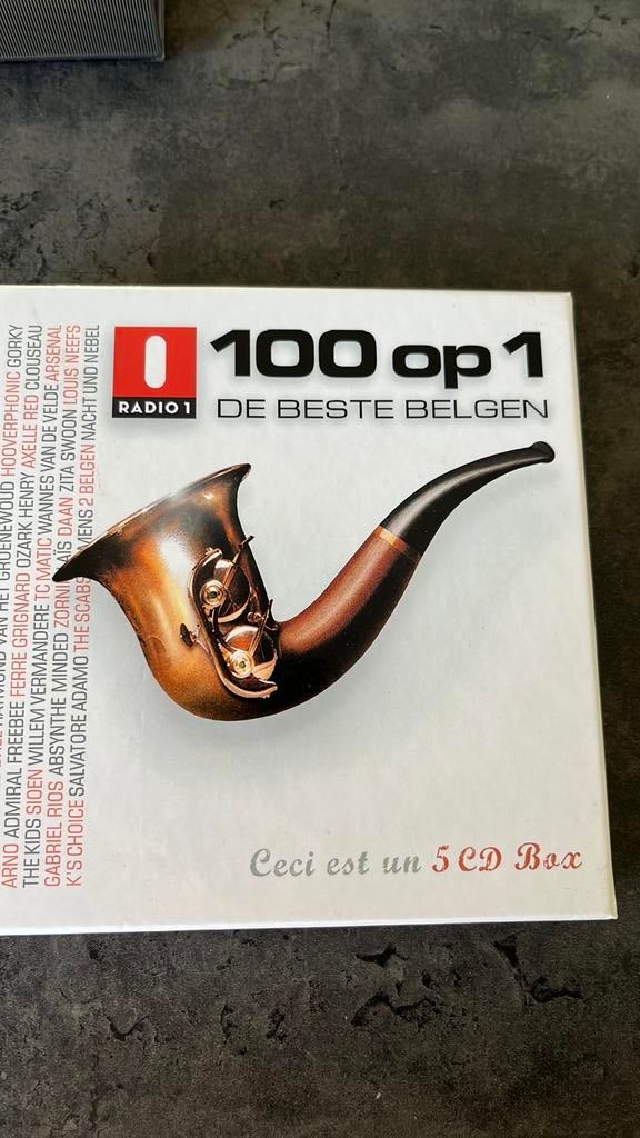 100 op 1 De Beste Belgen (5CD), Cd's en Dvd's, Ophalen, Zo goed als nieuw