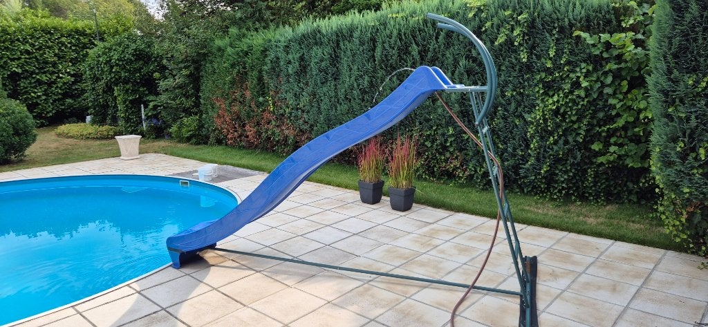 Zwembad waterglijbaan of gewone glijbaan 40 EURO, Tuin en Terras, Zwembaden, Ophalen, Zo goed als nieuw, 120 cm of meer