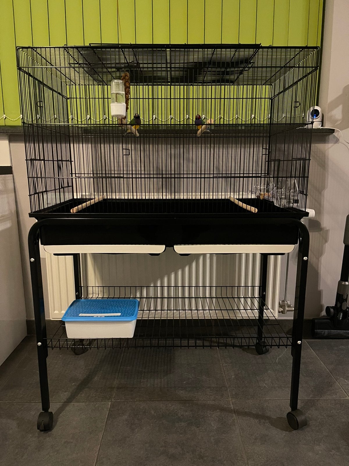 Binnenvoliere op wieltjes, Enlèvement, Comme neuf, Cage à oiseaux
