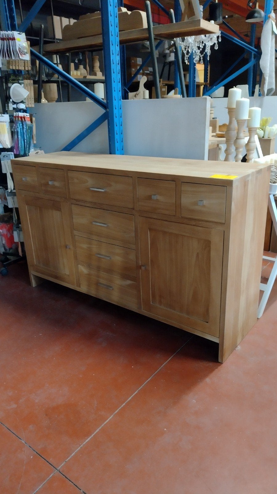 DRESSOIR TEAK (massief), Enlèvement