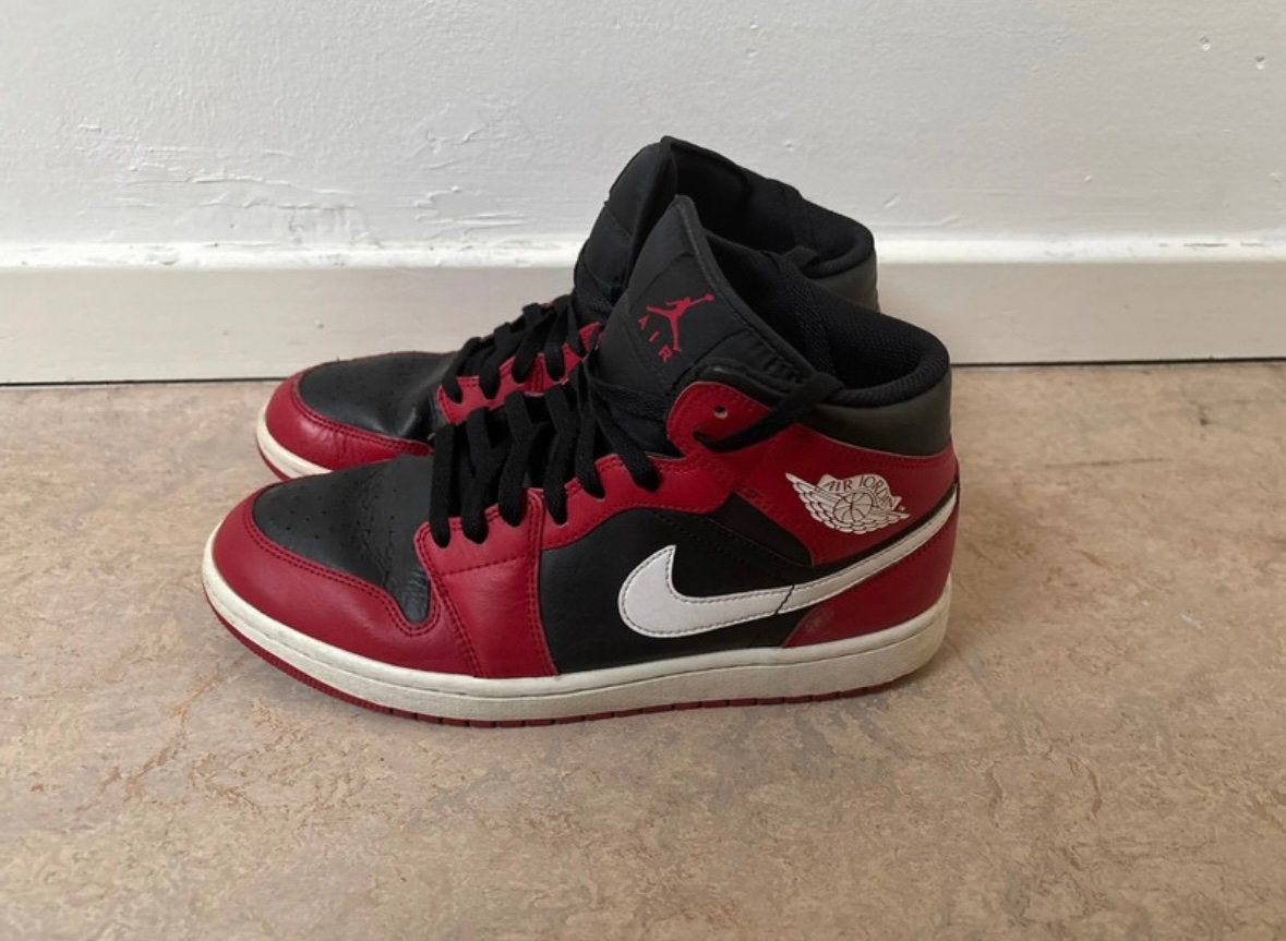 Nike Air Jordan 1 halfbrede teen — maat 43 — goede staat, Verzenden, Gedragen
