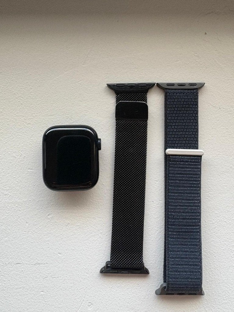 Apple Watch Series 9 41 mm GPS – Spacegrijs – 88% batterij, Ophalen, Gebruikt, Stappen, Zwart