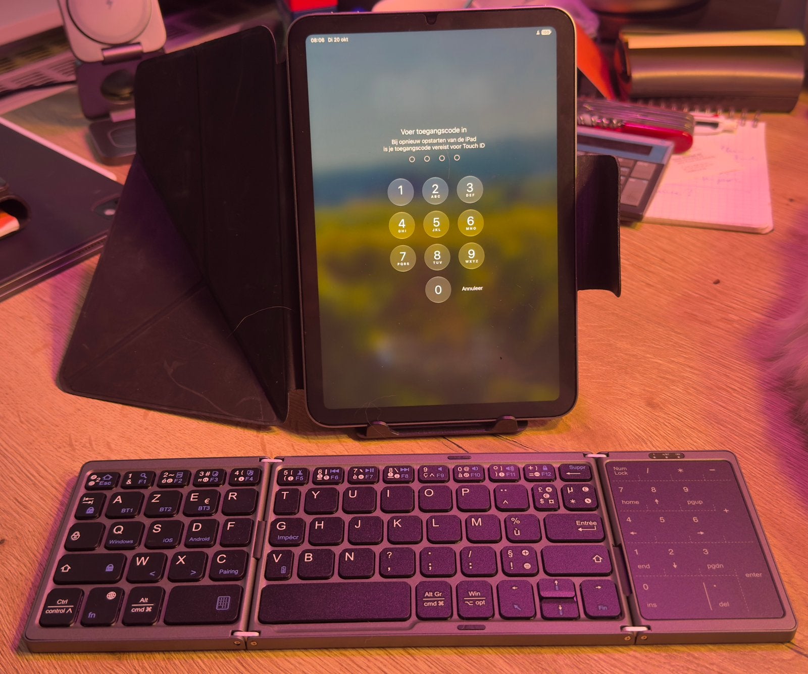 Ipad Mini 7 - 128Gb + toebehoren, Computers en Software, 8 inch, Ophalen of Verzenden, Zo goed als nieuw, 128 GB