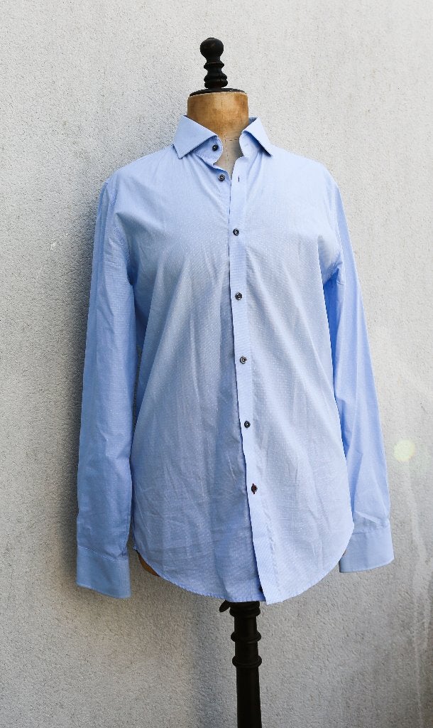 Club of Gents blauw M-shirt voor heren, Blauw, Club of Gents, Nieuw, Halswijdte 39/40 (M)