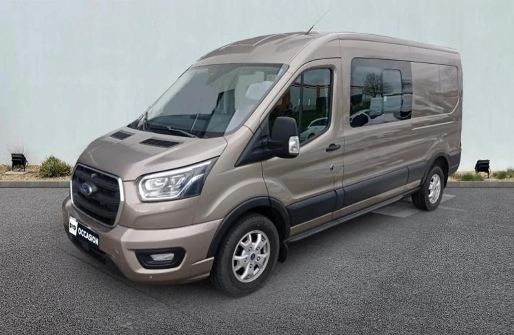 Leasing / Renting FORD TRANSIT 6 ZIT DUBBEL CABINE, Auto's, Bluetooth, Euro 6, Bedrijf, 6 zetels
