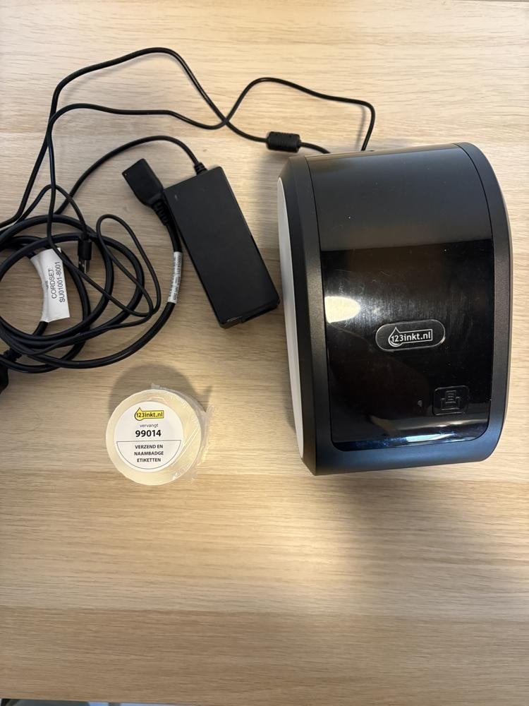 123inkt LW650 labelprinter (Dymo-compatibel) + etiketten, Computers en Software, Ophalen, Zo goed als nieuw