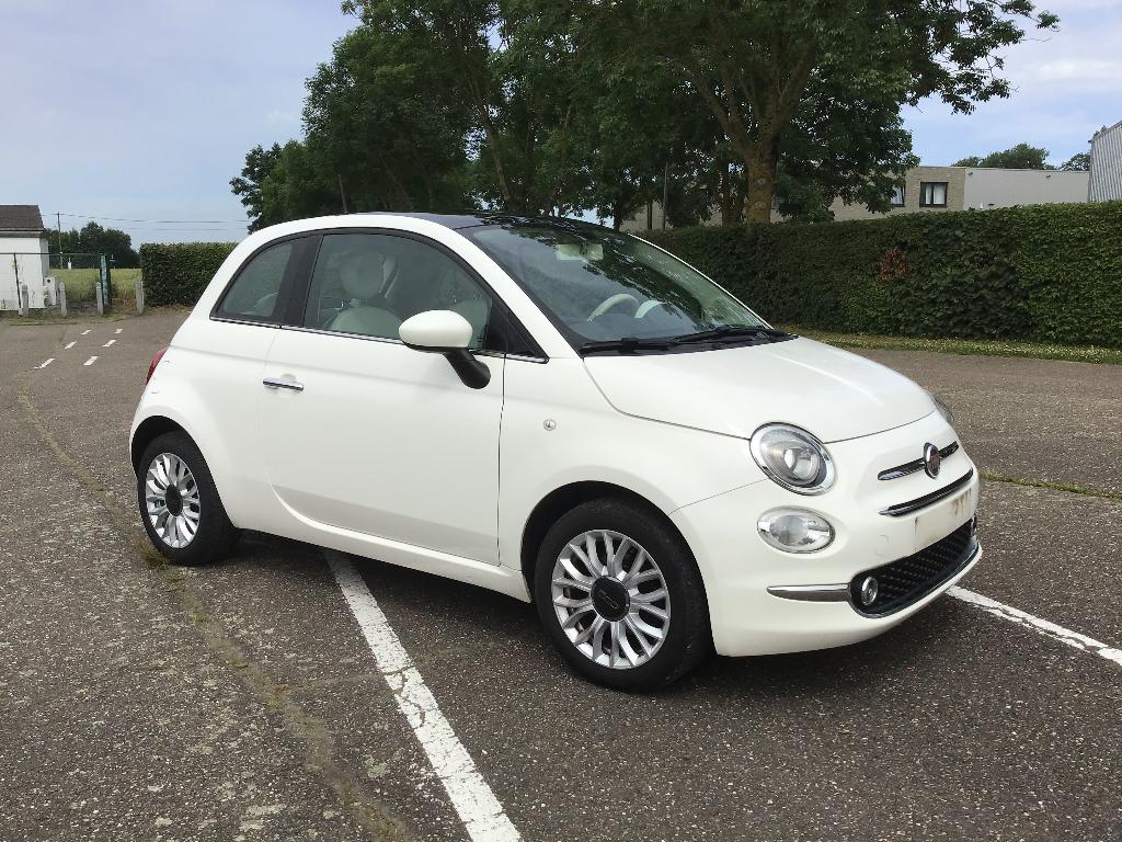 Fiat 500, Auto's, 4 zetels, Euro 6, Wit, Bedrijf