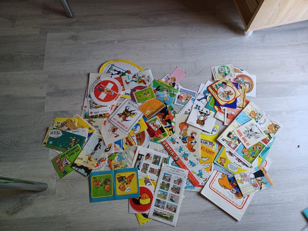 Lot stripstickers, Ophalen of Verzenden