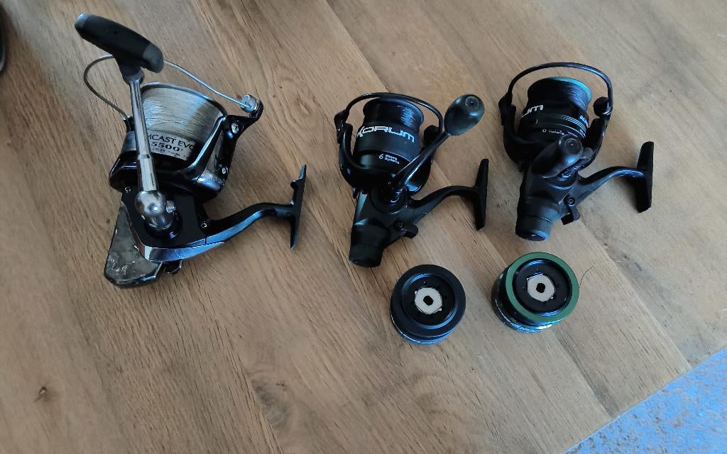 Daiwa Emcast Evo 5500.Korum KMR 4000 molens., Watersport en Boten, Hengelsport | Algemeen, Ophalen of Verzenden, Gebruikt, Molen