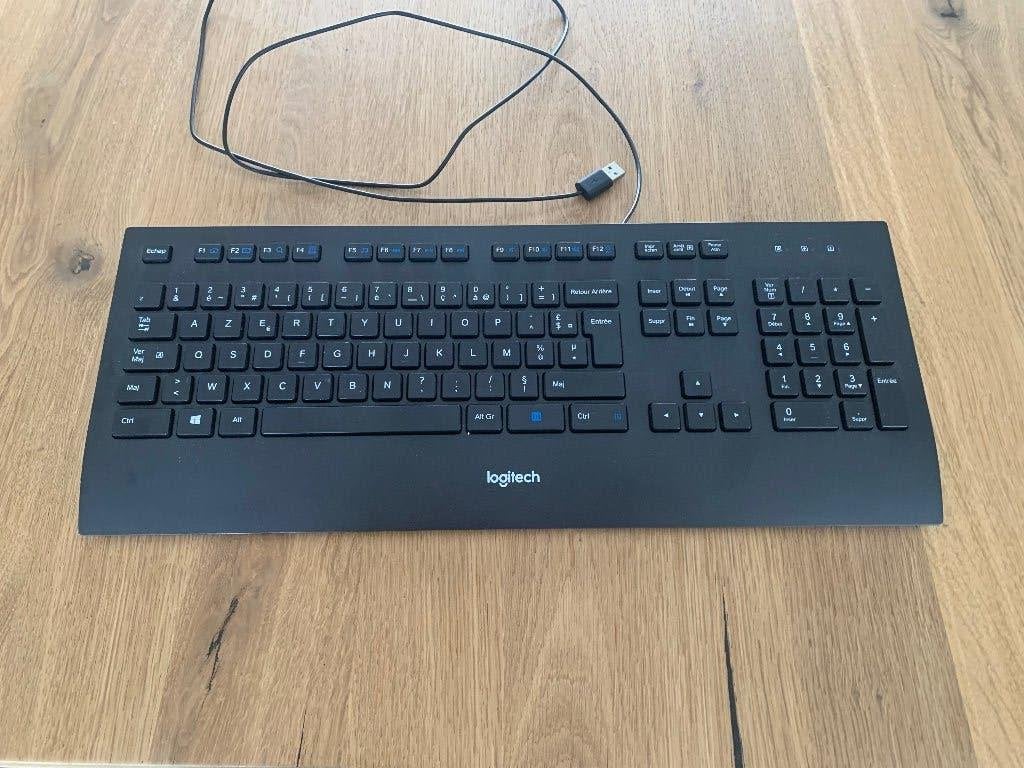 ergonomische Logitech K280e toetsenbord, Enlèvement ou Envoi, Comme neuf, Repose-poignet