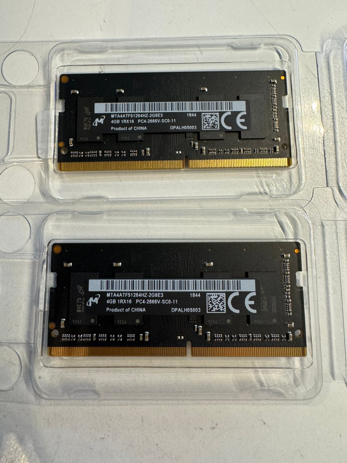 2x4Gb DDR4 RAM 2666MHz SODIMM- totaal 8Gb, Ophalen, Zo goed als nieuw, DDR4