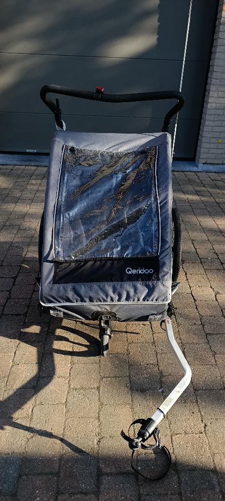 Remorque à vélo Qeridoo Qupa2, Vélos & Vélomoteurs, 40 à 60 kg, Queridoo, Comme neuf, Enlèvement