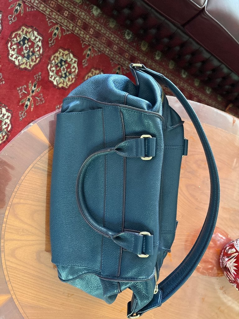 sac à main Lancel, Envoi, Comme neuf, Bleu, Sac à main