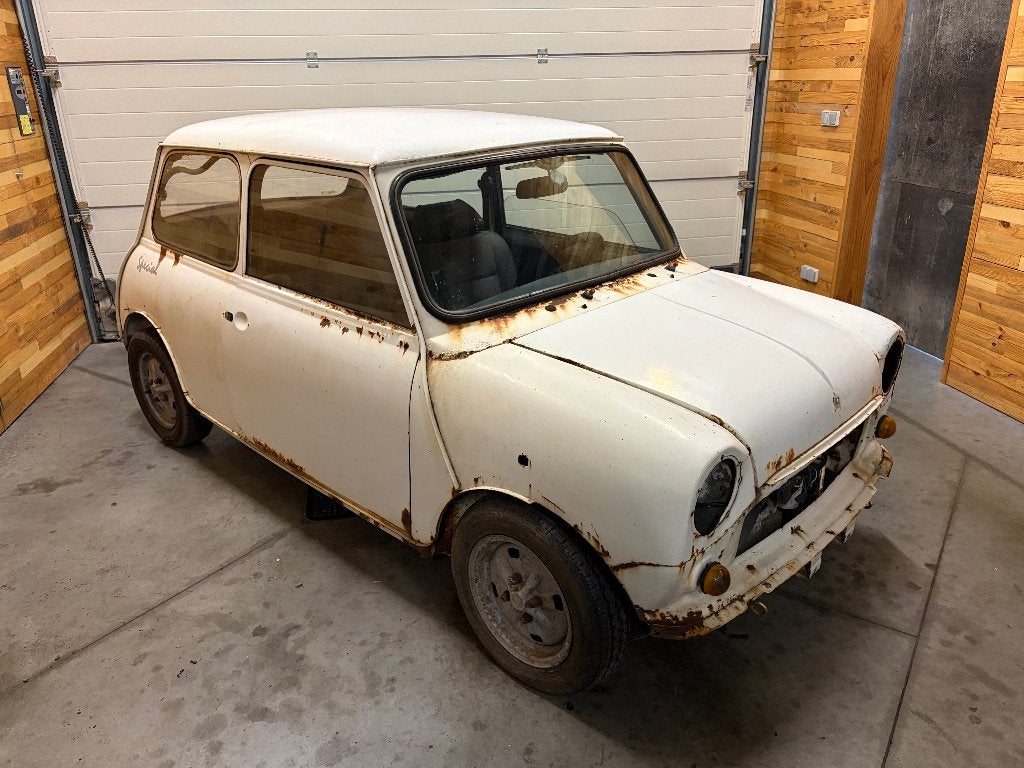 classic mini 1000cc, Auto's, 4 zetels, Wit, Handgeschakeld, Particulier