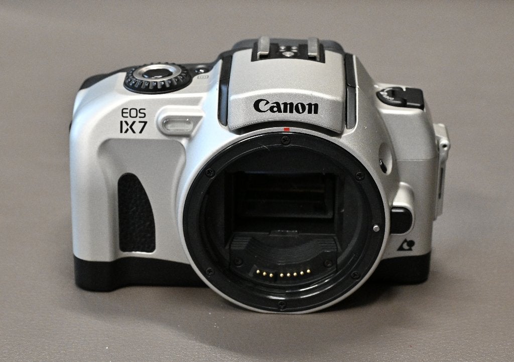 Canon IX7 voor verzamelaars, Audio, Tv en Foto, Fotocamera's Analoog, Ophalen of Verzenden, Gebruikt, Spiegelreflex, Canon