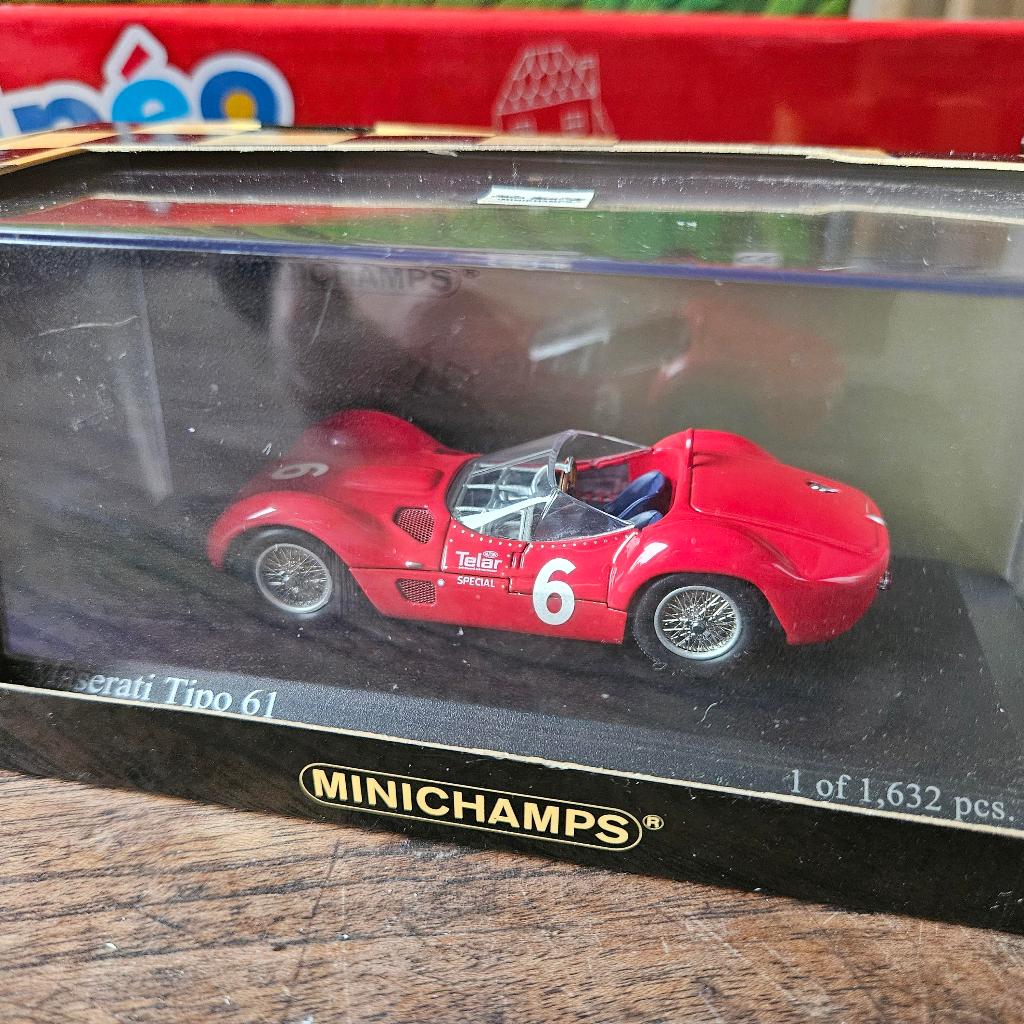 Minichamps Maerati Tipo 61 1/43, Enlèvement ou Envoi, Neuf, Voiture, MiniChamps