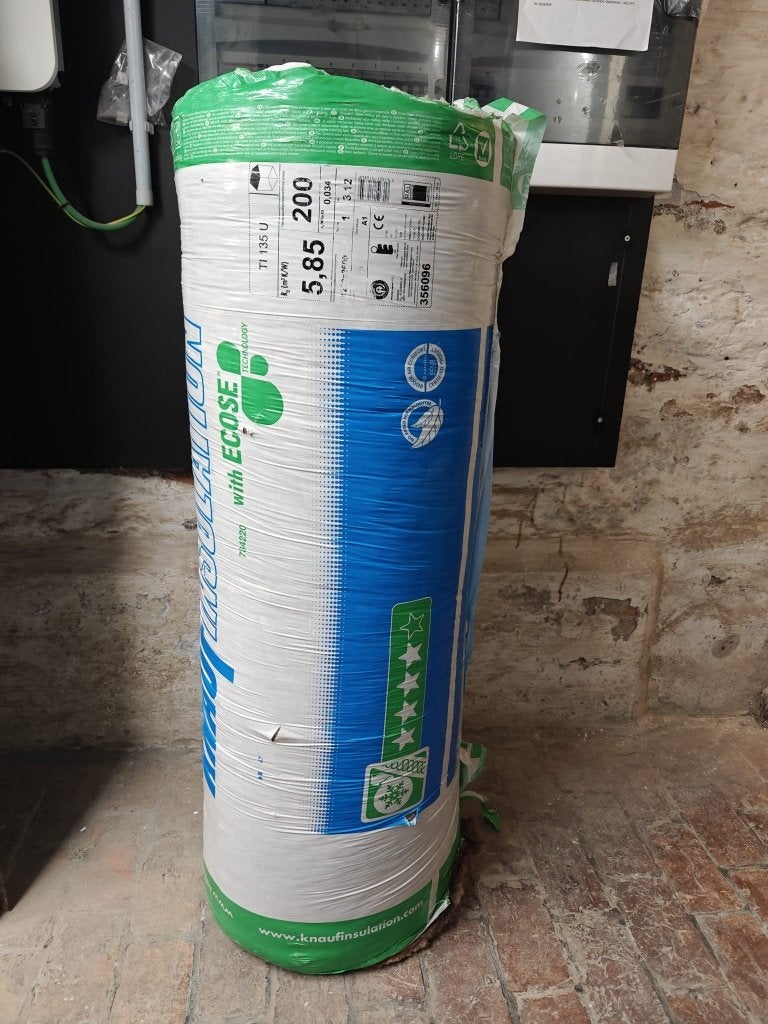 Knauf glaswol TI 135 U, Doe-het-zelf en Bouw, Ophalen, 12 cm of meer, Nieuw, Minder dan 5 m²