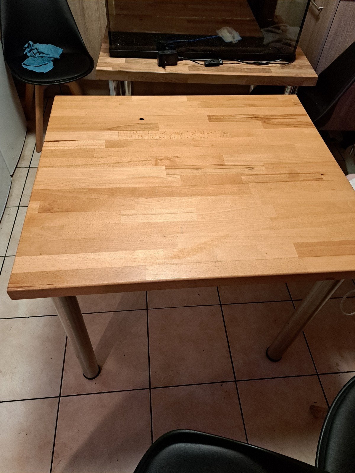 Table de cuisine de 90/81/75cm de haut, Maison & Meubles, 50 à 100 cm, Enlèvement, Utilisé, 50 à 100 cm