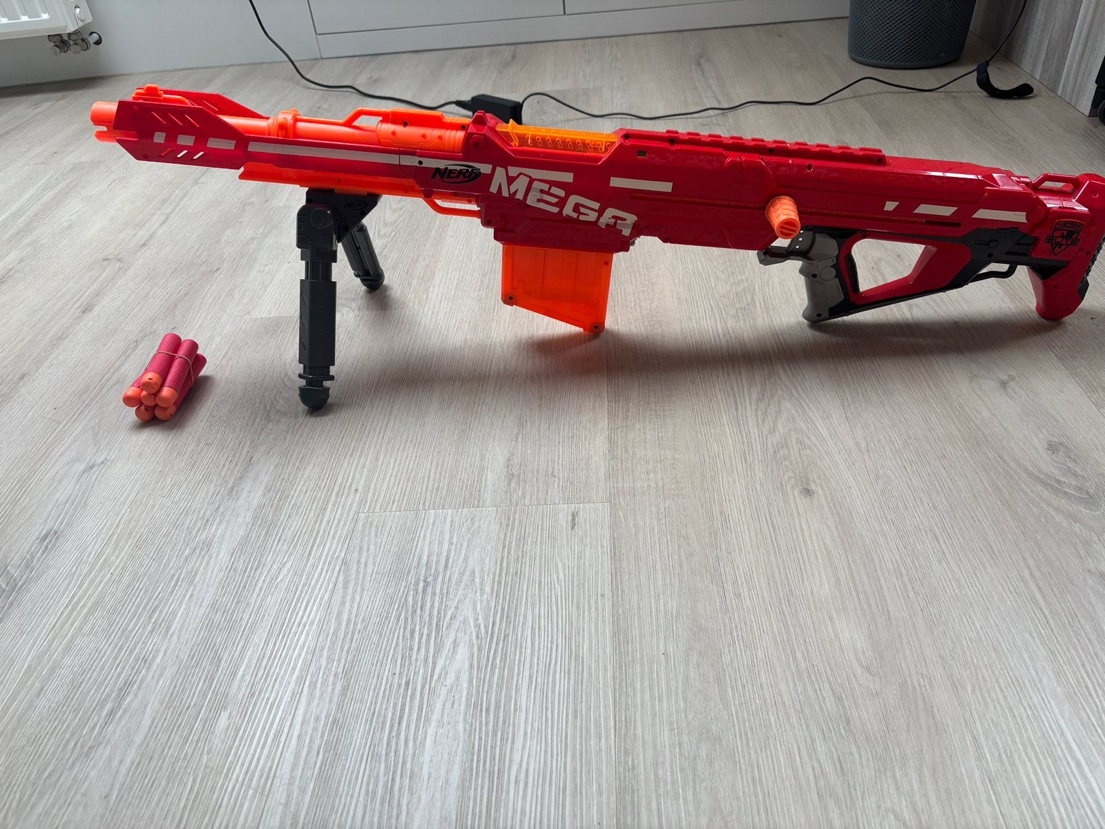 Fusil MEGA Nerf avec 12 flèches, Enlèvement, Comme neuf