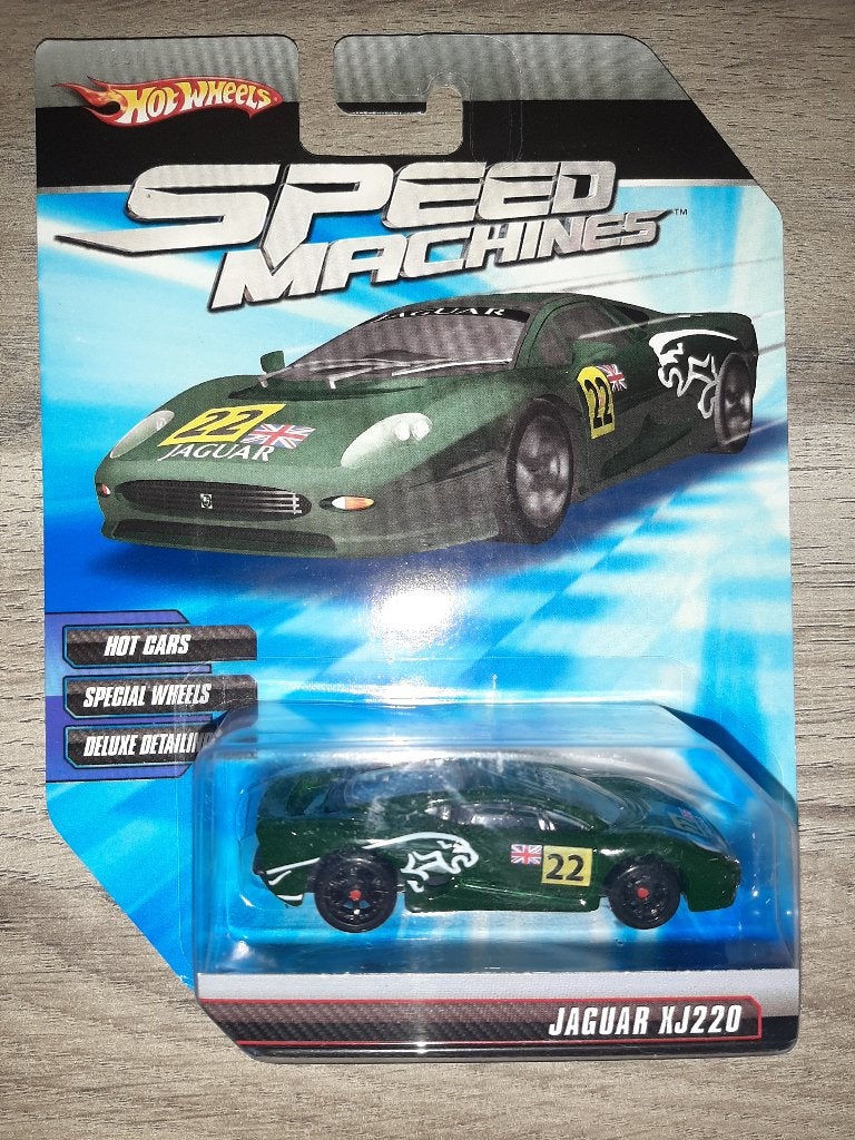 Hot Wheels Jaguar XJ220 Speed Machines, Ophalen of Verzenden, Zo goed als nieuw, Auto