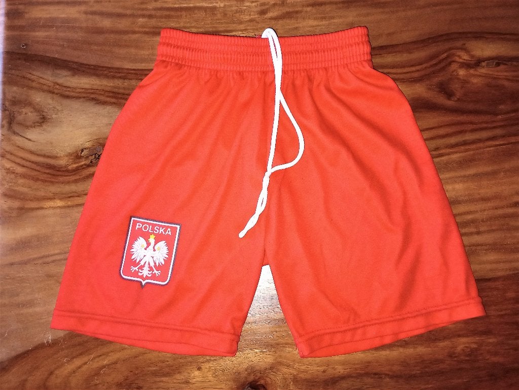 short de football POLSKA - taille 110-116 (5-6 ans), Enlèvement, Utilisé